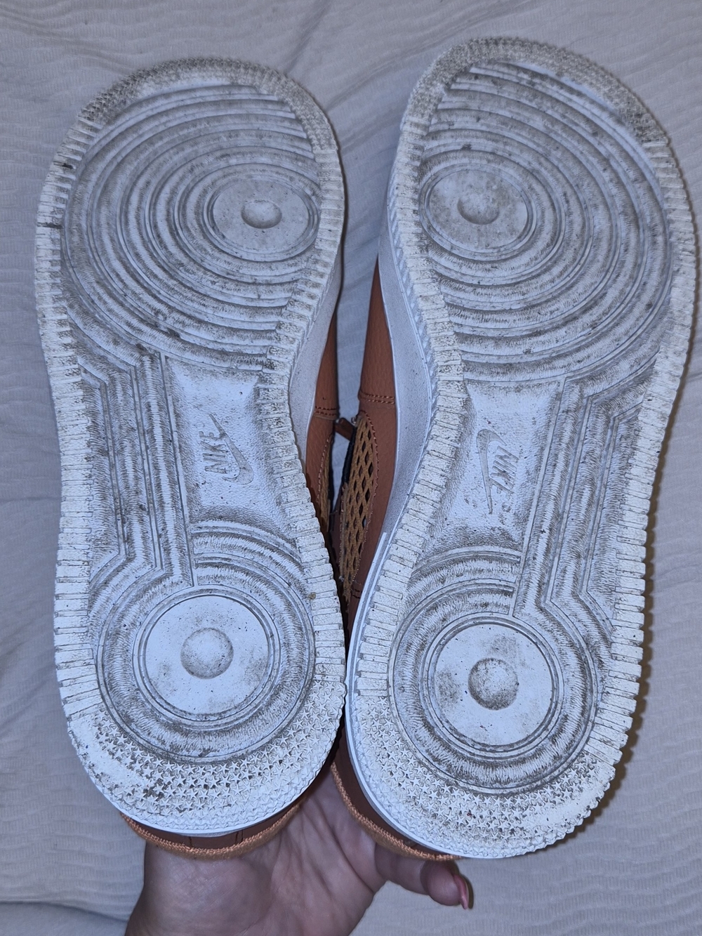 Nike Men's Tan Athletic Sneakers with White Sole - Picture 2 of 12